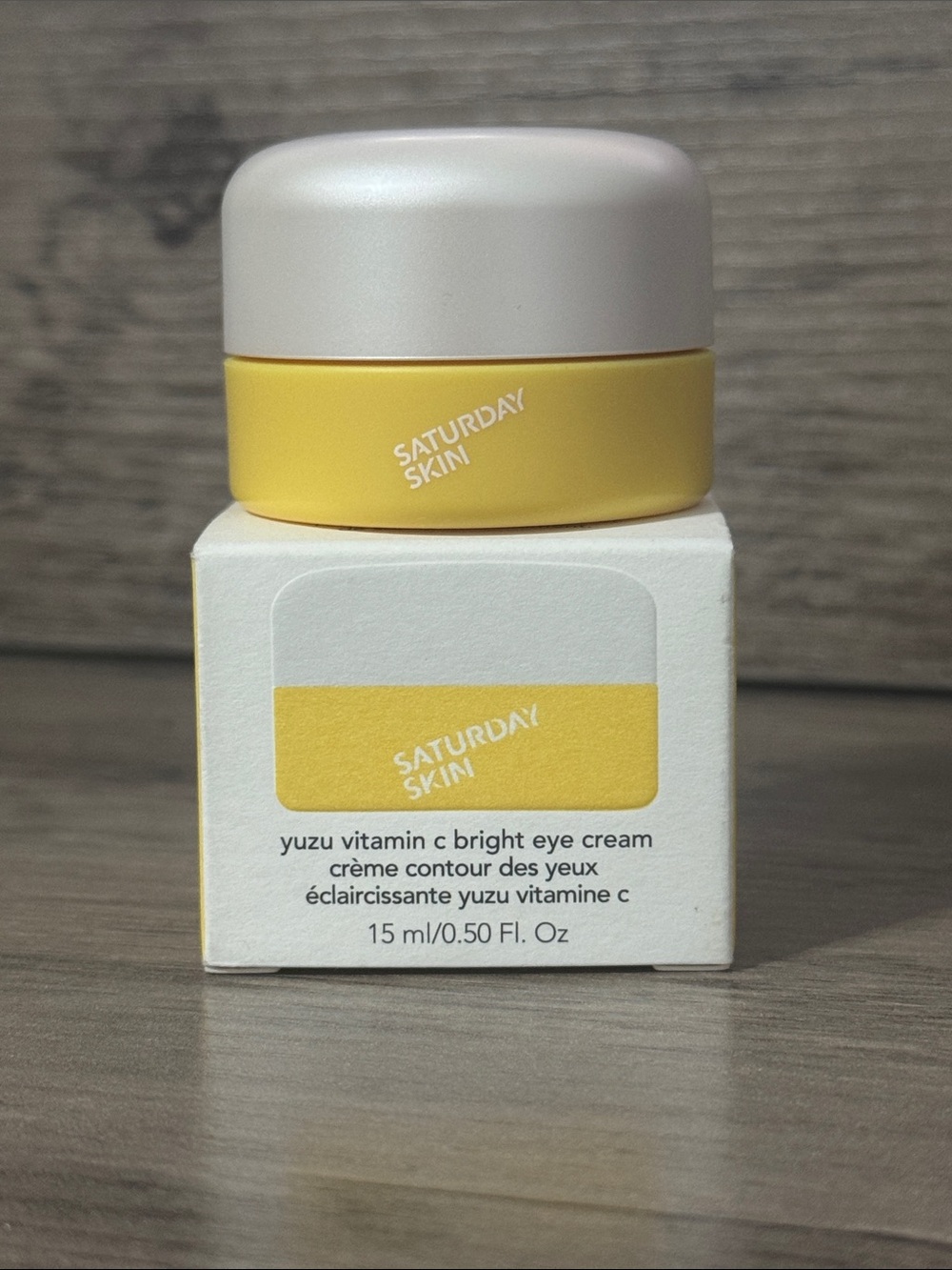 Saturday Skin Yuzu vitamin c bright Eye Cream 0.50oz/15 ml